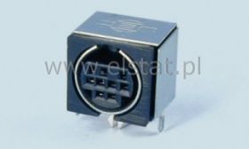 Gniazdo Mini-Din 9pin w druk