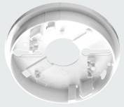 Gniazdo natynkowe ESYLUX ER100 18 992, IP20, (Ø x W) 106 mm x 20 mm, biały, 1 szt.