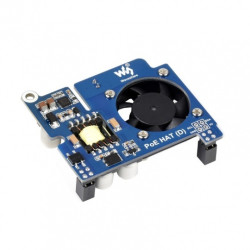 Power over Ethernet HAT (D) - nakładka zasilająca PoE i sieciowa 802.3af - do Raspberry Pi 3B+/4B - Waveshare 19532