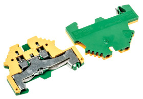 Listwa zaciskowa uziemienia Weidmuller poziomy: Pojedynczy 26 → 12AWGŚruba WPE 300A 500 V