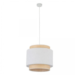 Lampa wisząca BOHO NEW 1 - punktowa Biały / słomkowy 5653 TK Lighting