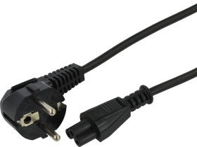 Kabel zasilający 230V 2,5A notebook 3m