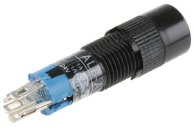 Przycisk miniaturowy Zatrzaskowy SPDT średnica wycięcia 8mm, montaż panelowy Idec