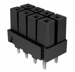 Gniazdo PCB 4 -pinowe 2 -rzędowe raster: 4.19mm Wpust górny Przewlekany
