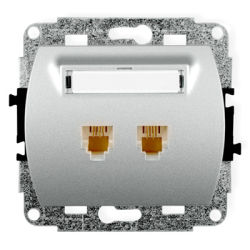 5GT2, Gniazdo telefoniczne podwójne,