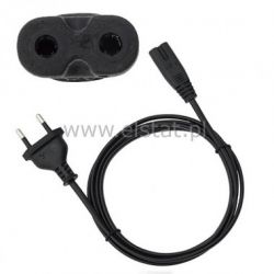 Kabel sieciowy SN 14 dwustronny 2m ósemka