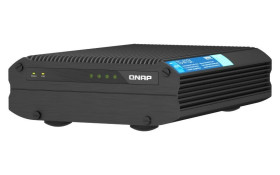 QNAP TS-i410X-8G 4-zatokowy bezwentylatorowy przemysłowy NAS, Intel, 8GB RAM, 2x 10GBase-T, Tower