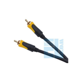 KABEL PRZEWÓD 1x RCA - 1x RCA 3m COAXIAL CABLETECH BASIC