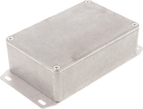Aluminum die cast enclosure, (L x W x H) 116 x 77 x 38 mm, natural, IP54, 1590B3F