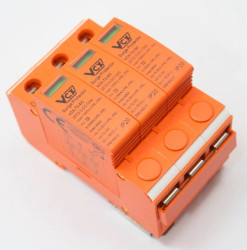 Ogranicznik przepięć DC ochronnik solarny PV 3P typ C 1000V fotowoltaika panel