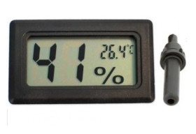 HIGROMETR I TERMOMETR LCD Z SONDA W OBUD
