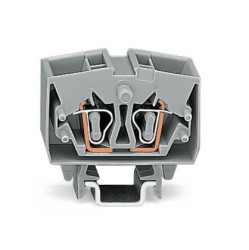 Blok zacisków przelotowych WAGO poziomy: Pojedynczy 28 → 12AWGZacisk klatkowy 264 24A