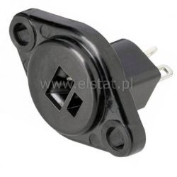 Gniazdo terminal głośnika, montaż na obudowie