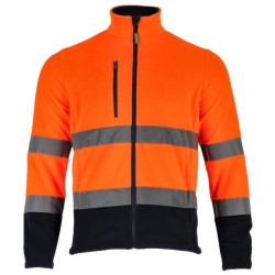 Bluza polarowa ostrzegawcza BASIC NEON LINE pomarańczowy 3XL STALCO S-51724