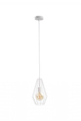 Lampa wisząca loftowa 1xE27 LEX WHITE