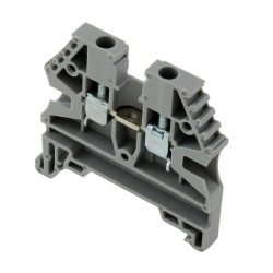 Złączka szynowa 2-przewodowa 4mm2 szara ER4GREY