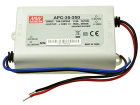 APC-35-350 wodoszczelny zasilacz impulsowy do LED 28-100V / 350mA; IP67