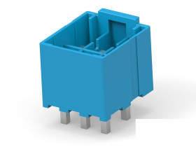 Wzmocnione złącze zasilania 6-pinowe TE Connectivity 300 V AC Męski