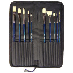 Major Brushes Oil Painting Brush, Artist&#x27;s Choice Superior (Set of 10)