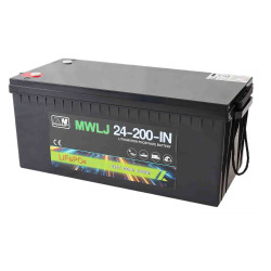 Akumulator MWLJ LiFePO4 25.6V 200Ah 5120Wh IN (24-200-IN)