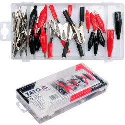 Zestaw krokodylków 28 sztuk w organizerze