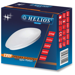 Plafoniera LED 24W 2150lm 4000K IP44 230V OPR-2519 Helios