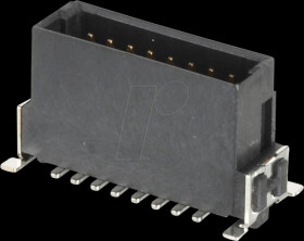 714-2-016-1-S-YT1 SMD male multipoint connector, 16-pin, 500 V/1.6 A