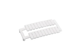 Oznacznik złączek 2,5/70 bez nadruku biały 43192 (20 płytek oznacznikowych)