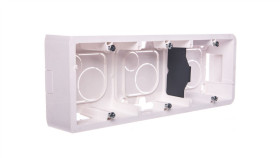 Mosaic Puszka Natynkowa Pojedyncza Pionowa /6Modułów/ Biała 080283