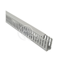 Korytko kablowe grubogrzebieniowe T1-F, 40x80x2000 mm, szare, B00149