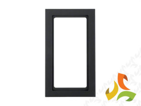 BERKER Q.3 Ramka z dużym wycięciem pionowa antracyt aksamit lakierowany 13096096 HAGER