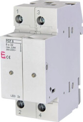 Rozłącznik bezpiecznikowy PCF 8 2p LED 002530013