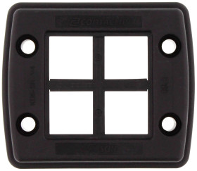 CONTA-CLIP 28602.4 Przepust kablowy KDS-Set 1-4 BK, (D x S x W) 81 x 70 x 19.6 mm, poliamid 6.6, 1 szt.