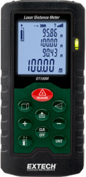 Laser distance meter, 0.05-100 m, steel, 100 g, DT100M