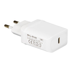 Ładowarka USB-C siec. PD3.0 18W biała BLOW zasilacz 230V