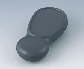 ABS handheld enclosure, (L x W x H) 130 x 60 x 30 mm, lava, IP54, B2510108