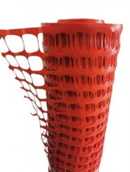 Siatka pomarańczowa ogrodzeniowa OPS 120/300 ostrzegawcza BHP pomarańczowa 50mb