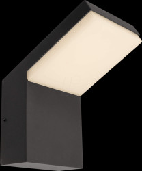 731144 Wall-mounted light Tucanae, 18 W, 3000 K, 1650 lm, grey, IP 65