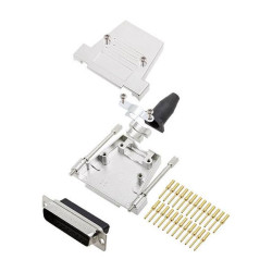 Encitech 6355-0069-03 D-Sub Pin Strip set 25-pin Crimp 180&#xB0; 1pc