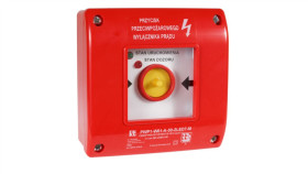 Przycisk Przeciwpożarowy Natynkowy Rop Z Diodami Ip65 Pwp1-W01-A-11-2Led7