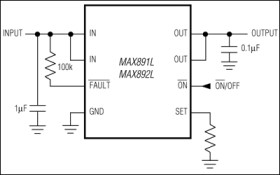 Current-Limited, High-Side P-Channel Switches with Thermal Shutdown