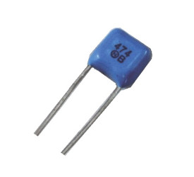 Kondensator poliestrowy PET 47nF 50V dc NISSEI rozstaw: 5mm THT ±5