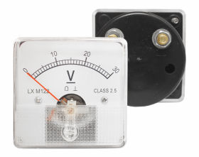 Miernik analogowy woltomierz kwadratowy 30V LXM134