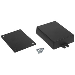 TruComponents 308147 Flanged box ABS Black