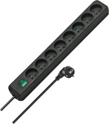 Przedłużacz 3m 8 gniazda Przedłużacz z gniazdami typ 2P+T 230 V