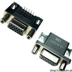 1734530-3 High Density D-SUB SKT 15 Pos 2.29mm THT TYCO