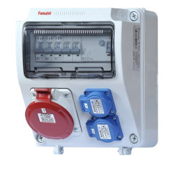 Rozdzielnica wyposażona RW3957 32/5*C 2GS*2C FI40 IP44 3957.0452