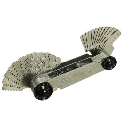 Faithfull FAIPITCHMW Screw Pitch Gauge 52 Metric Whitworth