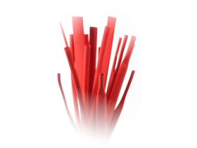 Rurka termokurczliwa RTS-4,8/2,4CR cienkościenna czerwona 1m TRYTYT