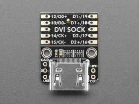 Adafruit DVI Sock for Pico - Works with HDMI Displays